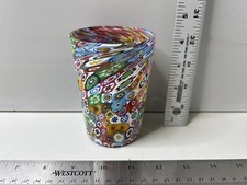 Copo de Vidro Murano - Multicolor Millefiori - Copo de Veneza comprar usado  Enviando para Brazil