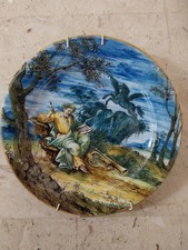 Piatto maiolica giuseppe usato  Italia