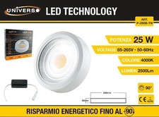 Plafoniera led rotonda usato  Casalnuovo di Napoli