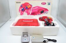 Console Nintendo 64 N64 melancia vermelho claro com pacote de expansão na caixa REGIÃO LIVRE comprar usado  Enviando para Brazil