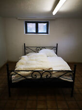 Breites bett schwarz gebraucht kaufen  Neufahrn b.Freising
