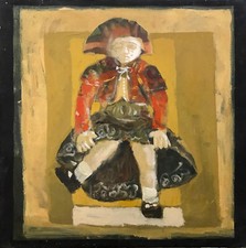 LOVI MAURO DIPINTO ORIGINALE  INFANZIA MASCHERA CAN CAN  50X50 na sprzedaż  Wysyłka do Poland