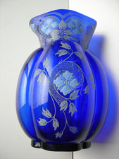 Vase émaillée bleu d'occasion  France