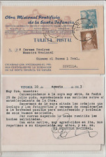Usado, España Tarjeta Postal Comercial Circulada Vitoria Sevilla de año 1953 (GY-687) comprar usado  Enviando para Brazil
