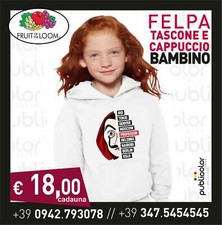 Felpa cappuccio tascone usato  Furci Siculo