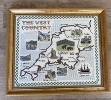 Cross stitch map for sale  ST. AUSTELL