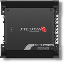 Amplificador de carro Stetsom HL 800.4 2 ohms 4 canais 800W RMS - Entrega em 4-6 dias! comprar usado  Brasil 