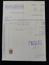 Fattura valdagno crosara usato  Italia