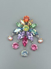 Farbefrohe brosche swarovski gebraucht kaufen  Gondelsheim