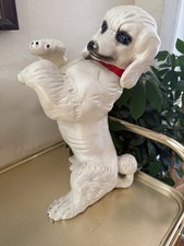 Vintage poodle white for sale  MALTON
