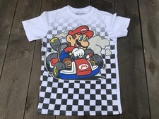 Camiseta gráfica Super Mario Kart branca tamanho grande 10-12 juvenil comprar usado  Enviando para Brazil