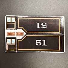 Replacement stickers hiro for sale  Wyckoff