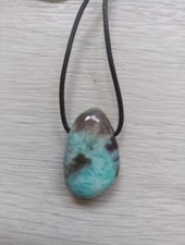 Larimar anhänger lederband gebraucht kaufen  Kreuzau