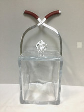 Balde de gelo acrílico Depot 56 Lucite design bloco de gelo com cabo de pinça cromada MCM comprar usado  Enviando para Brazil