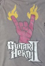 Camiseta Guitar Hero videogame Fire Hands tamanho grande promocional usada rara comprar usado  Enviando para Brazil