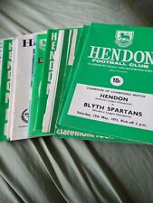 Hendon football programme for sale  WOKING