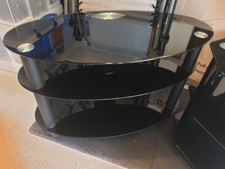 Black glass oval for sale  UK