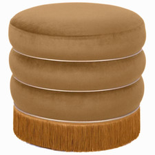 Contemporary round velvet for sale  Lakewood