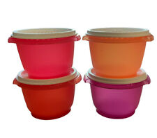 Tigelas Tupperware Servalier com selos instantâneos apertados líquidos 20 oz conjunto de 4 comprar usado  Enviando para Brazil