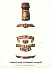 PUBLICITE ADVERTISING 1983 CHIVAS REGAL whisky comprar usado PUBLICITE ADVERTISING 1983 CHIVAS REGAL whisky comprar usado  Enviando para Brazil