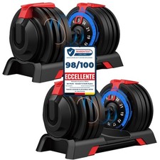24kg manubri regolabili usato  Italia