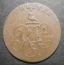 Halfpenny token 18thc for sale  WORTHING
