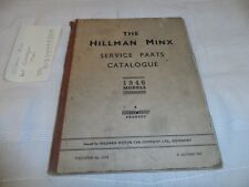Hillman minx parts for sale  COLCHESTER