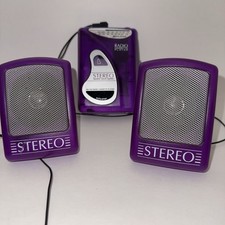 Lenoxx Sound 9190 toca-fitas cassete estéreo AM/FM portátil com alto-falantes roxo LEIA comprar usado  Enviando para Brazil