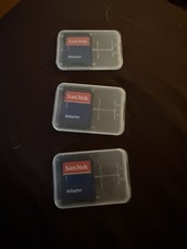 Adaptador lector de tarjetas de memoria SanDisk MicroSD Micro SD a SD HC SDHC segunda mano  Embacar hacia Mexico