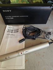 Microfone condensador Sony ECM-66B Electret 1985 Sony Corp., usado comprar usado  Enviando para Brazil