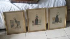 Lot aquarelles encadrées d'occasion Lot aquarelles encadrées d'occasion  Flers