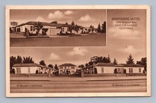 Cartão postal antigo da Califórnia West Los Angeles Brentwood Motel 1941 comprar usado  Enviando para Brazil