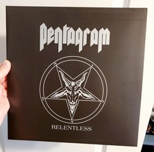 Usado, Pentagram Relentless 2010 12" Vinyl LP Record Gatefold Poster Ltd UK Doom Metal comprar usado  Enviando para Brazil