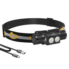 Usado, BORUIT D25 tocha de cabeça à prova d'água farol de LED pesca USB recarregável comprar usado  Enviando para Brazil