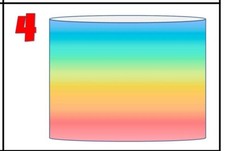 Ombre colours pastels for sale  NEWCASTLE UPON TYNE