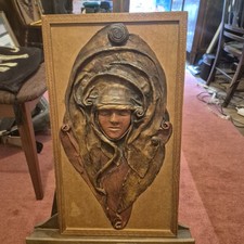 Vintage leather face. for sale  SWINDON