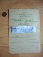 Ausweis verband kleintierzüch gebraucht kaufen  Altenburg