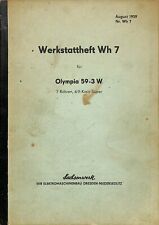 Werkstattheft radio lympia gebraucht kaufen  Obermarchtal