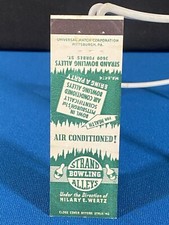 Strand Bowling Alley Pittsburgh Pensilvânia VTG Matchbook Cover Lt#35 comprar usado  Enviando para Brazil