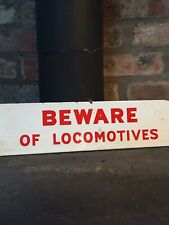 Enamel sign railway for sale  SKEGNESS
