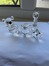 Swarovski crystal figurines for sale  CHESTERFIELD