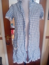 Blue white gingham for sale  STOURPORT-ON-SEVERN