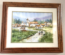 Framed peruvian village for sale  Maumelle