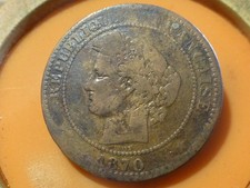 Centimes ceres 1870 d'occasion  Pont-de-l'Arche