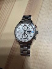 Relógio masculino TAG HEUER CV2A11 Carrera calibre 16 automático mostrador prateado usado comprar usado  Enviando para Brazil