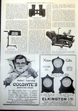 Binóculo prisma estampa antiga ópera vidro cadeira Burlington mesa adaptável pé J 1912 comprar usado  Enviando para Brazil