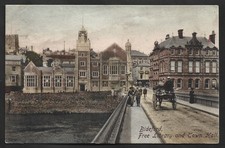 1913 BIDEFORD FREE BIBLIOTECA E PREFEITURA CARTÃO POSTAL NORTH DEVON CAVALO E CARRINHO comprar usado  Enviando para Brazil