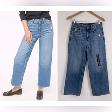 Calça jeans J.Crew Factory anos 90 vintage cropped levemente desgastada tamanho 26 nova sem etiquetas comprar usado  Enviando para Brazil