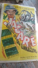 Raro pôster de filme vintage 1948 Jacare Killer Of The Amazon uma folha 27x48 comprar usado  Enviando para Brazil