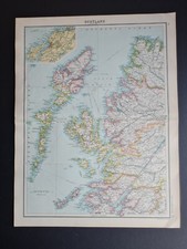 Antique map scotland for sale  ROMFORD